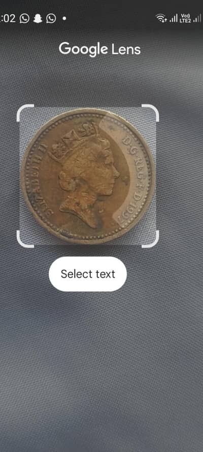 Old UK Coin 1997 – One Pound – Elizabeth II – Rare Collectible prc2800