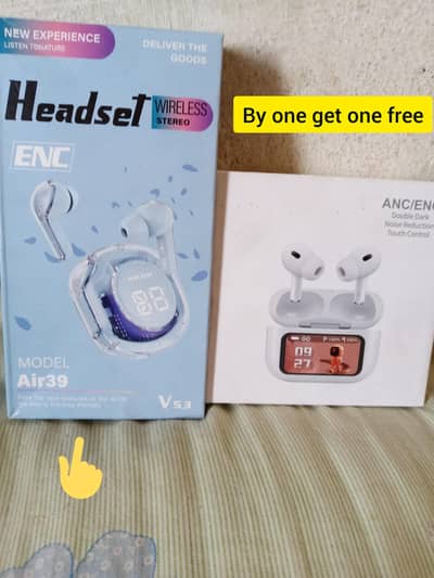 Airpods Style Wireless Earbuds by 1 get 1 free