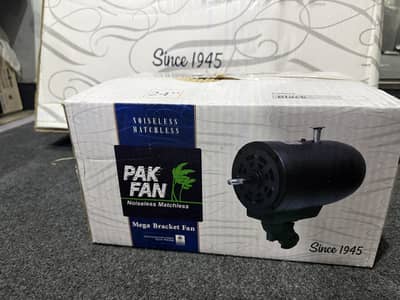 Pak Fan Mega Bracket Fan 24 Inch Copper Winding Black