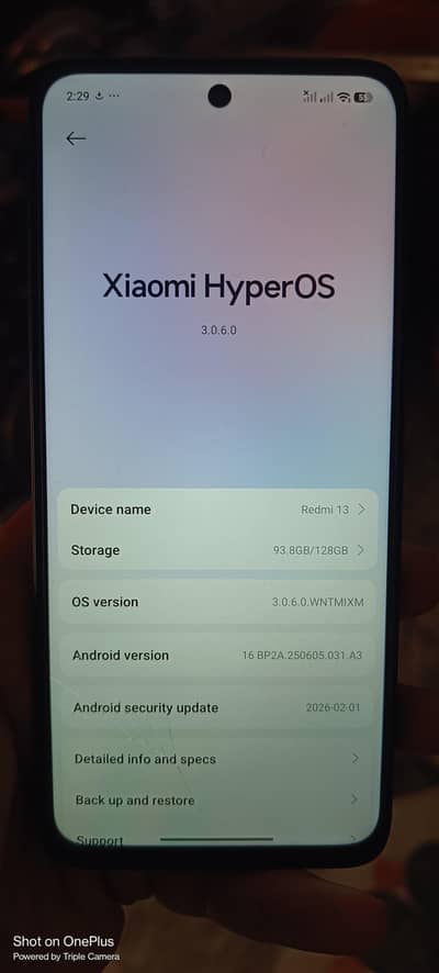Xaiomi Redmi 13 mint condition