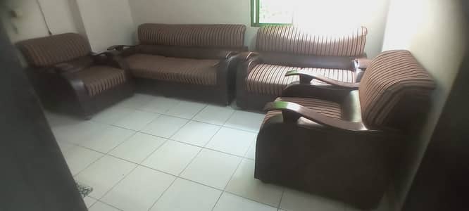 7 Seater Sofa Set with Table for sale (Used)