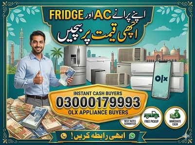 AC and fridge buyer