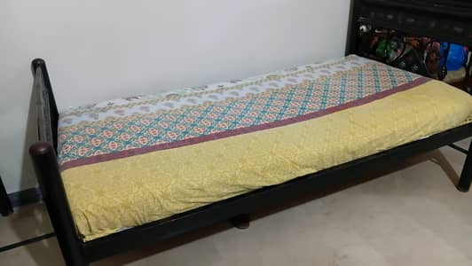 iron single bed