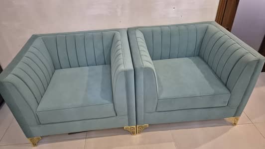 2 single seater sofa