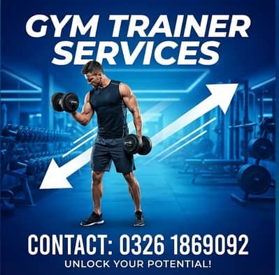 Professional Gym & Fitness Trainer / Gym Trainer /  Fitness Traine