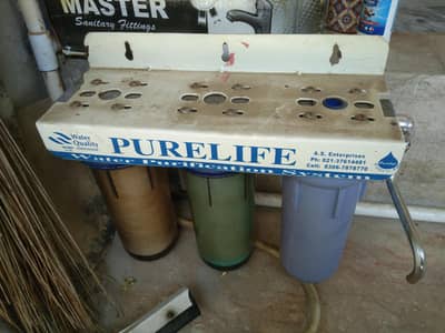 3 stage water filter system