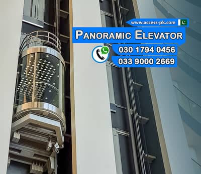 Panoramic Elevator / Lift Installation / lifts for Shopping Centers