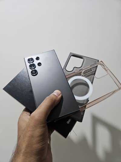 S24 Ultra 12/512 Dual Physical Approved 10/10 with Original Box Cable