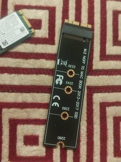 NVMe 128 gb with macbook SSD converter