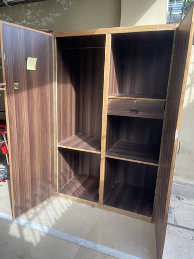 Wooden wardrobe
