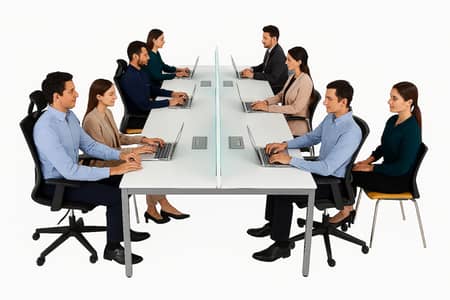 Office CustomisedTables – Premium Master Offisys [4 Units)