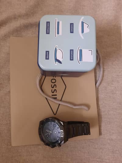 Fossil Black Dial Wrist Watch FS5712