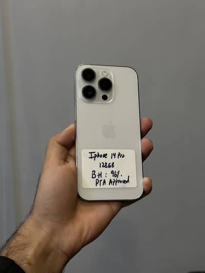 Iphone 14pro 128gb PTA Approved Battery Health 96% Waterpack Phone