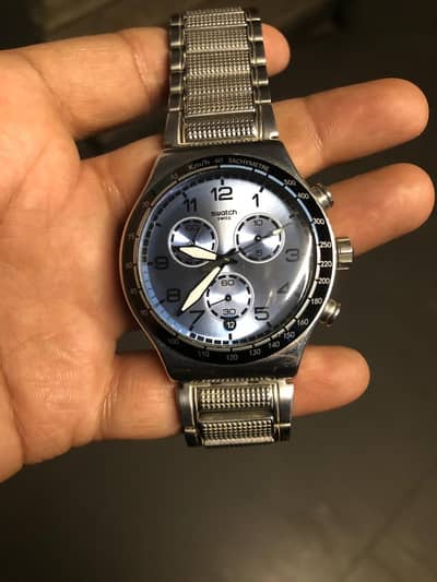 Swatch Watches For Men Blue Dial / And Blackie.