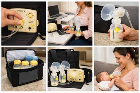 Medela Pump with bag - affordable for new working mothers
