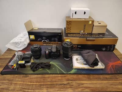 Nikon D5200 DSLR Camera with 2 Lenses – Complete Kit for Sale