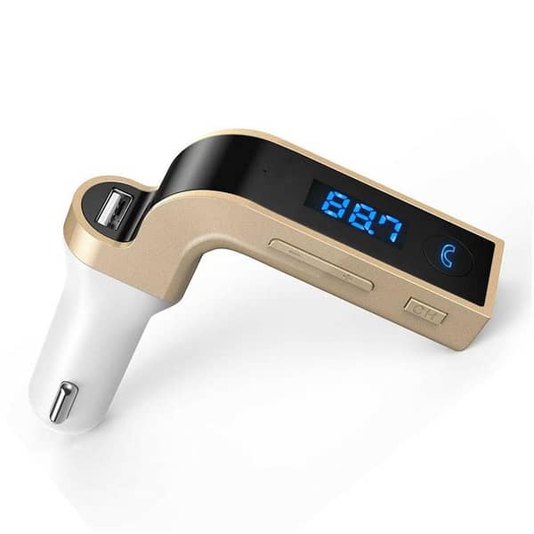 1pc Car Kit Bluetooth Handsfree FM Transmitter Cigarette Lighter Type Radio MP3 Player USB Charger