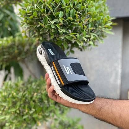 Premium Top Quality Imported Skecher OG Slides By kaku Baku