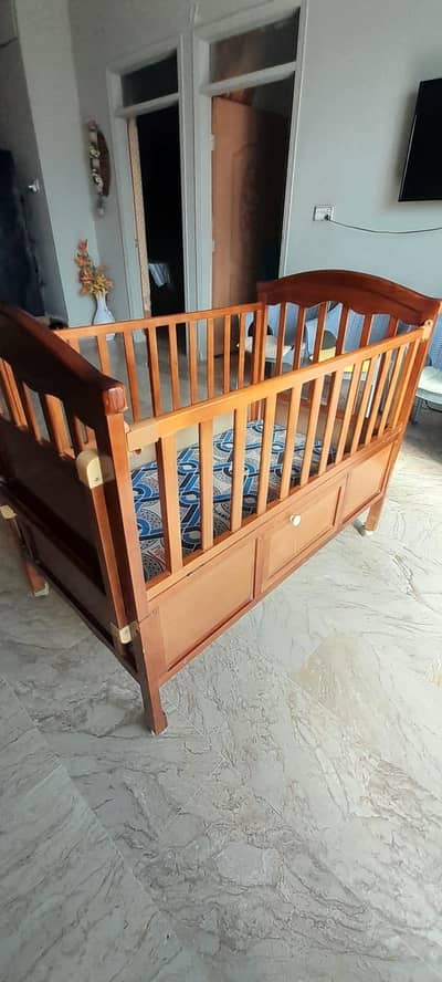 Baby Cot (Infant bed) with mattress and baby swing cot