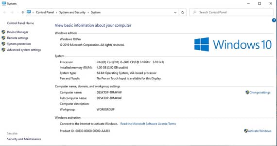 Dell Optiplex Core i5 2nd Gen PC 4GB RAM 500/320GB HDD 17" LCD Set