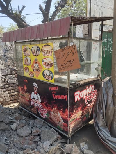 burger shawarma counter for sale