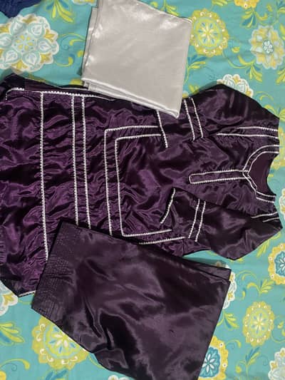 Short Shirt with Farshi Shalwar