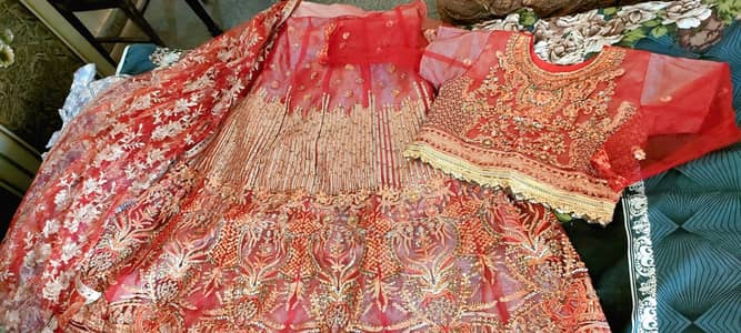 wedding lehnga Sirf ak dfa pehna