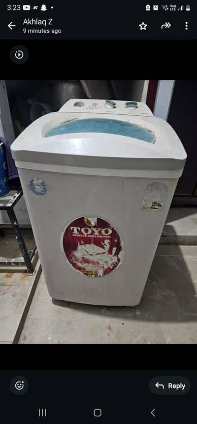 used Washing machine