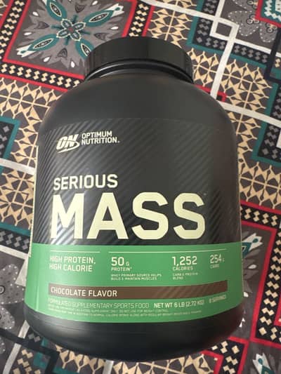 ON Serious Mass 100% original 6LB Sealed comes from UAE