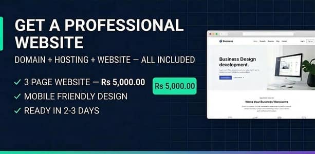 Proffesional website banwayen sirf 5000rs main