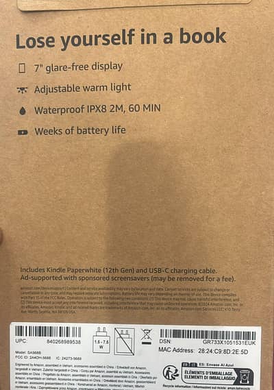 kindle Paperwhite  Gen 12