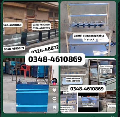 chips burger shawarma fries piza biryani hotplate fryer counter sale