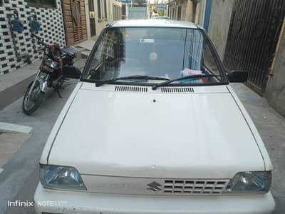 Suzuki Mehran 2017 white color