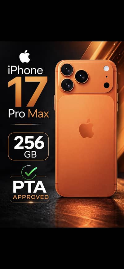 iPhone 17 Pro Max Pta Approved 256 GB [Box Packed]