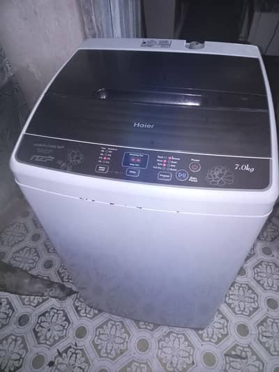Haier fully automatic washing machine fully working original condition