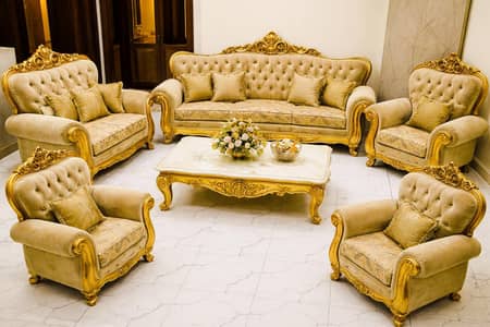 Seven 7 Seater Sofa Sets Brand New with Warranty Molty Foam