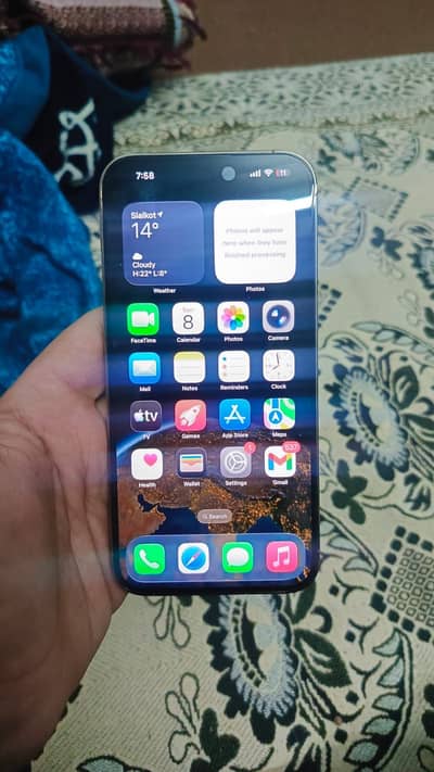 iPhone 14pro max very good condition pta approved 84 battery health