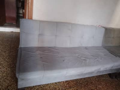sofa cum bed velvet foam