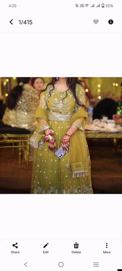 brand : ropali boutique , one time used only