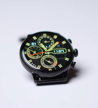 Zero Royale Premium Smartwatch (Black Metal) | 1.43" AMOLED  & BT Call