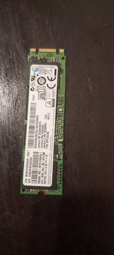 branded m2 SSD 128gb for laptops