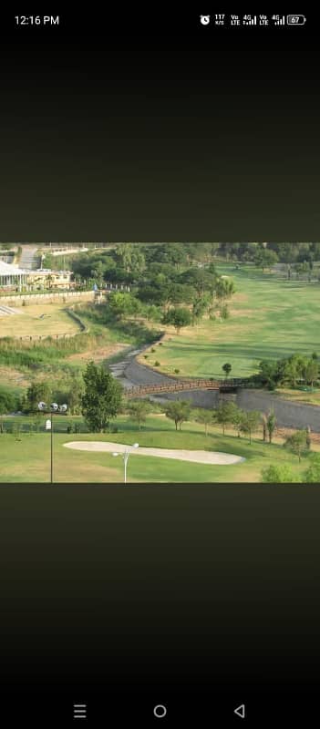 Golf view plot ideal location invester price for sale