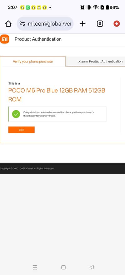 Xiaomi Poco m6 pro 12 GB 512 GB complete box PTA approved