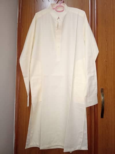 Men’s Cream / Off-White Kurta Trouser for Sale