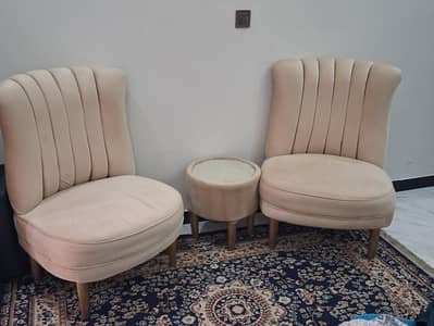 Coffe chair with table