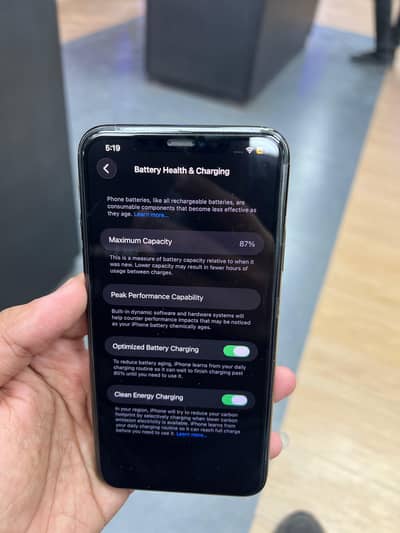 11 pro max non pta factory unlocked 64gb 87% health all okay