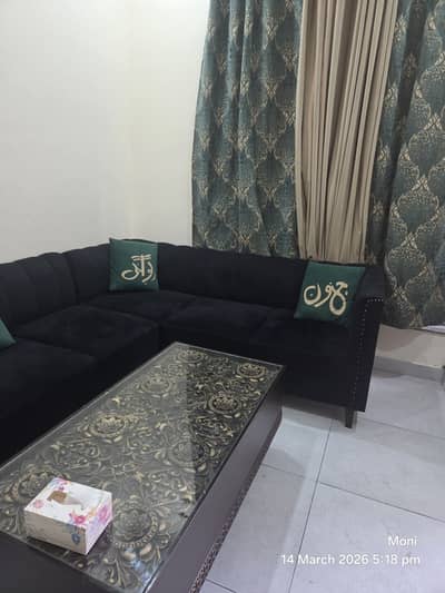 Best quality,  3 months used sofa with table