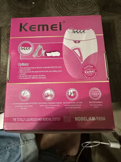 Rechargeable Electric Women’s Epilator with adjustable Speeds