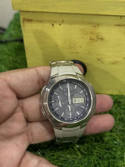 Casio watch 500J tough solar wave captor