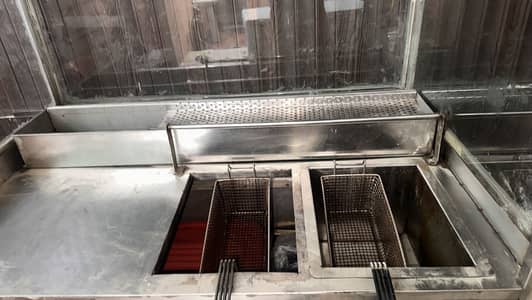 Commercial French Fries Fryer Counter